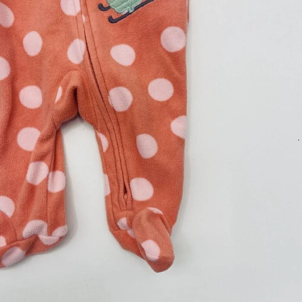 Carters Baby Girls 3 Months Bunny Fleece Footed Sleep‎ and Play One Piece 822